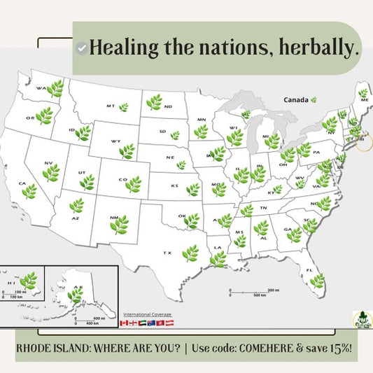 praybiotics world map, states reached, 98% of united states