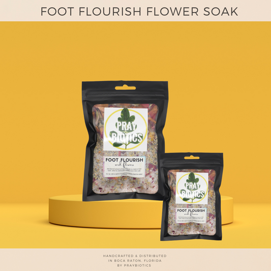 Foot Flourish Bath Soak with Pedicure Kit