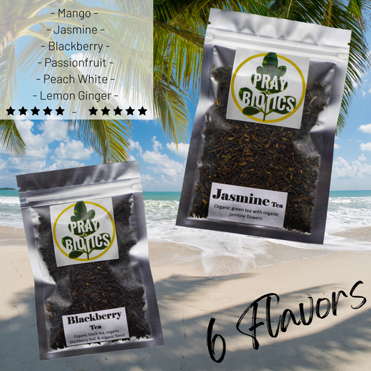Flavored Tea Blends | Fruit Tea & Flower Tea | All Organic Ingredients