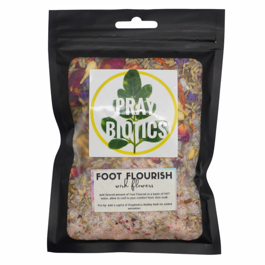 Foot Flourish Bath Soak with Pedicure Kit