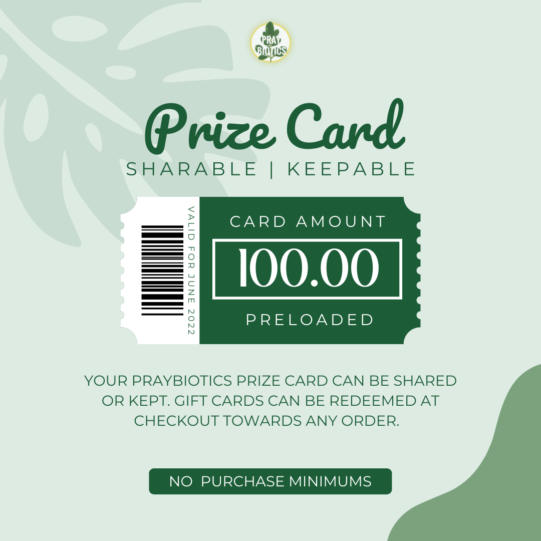 Prize Card | Praybiotics Gift Card