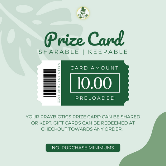 Prize Card | Praybiotics Gift Card