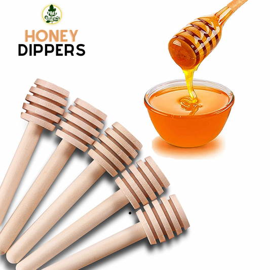 Authentic Wooden Honey Dippers
