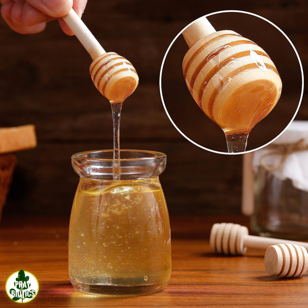 Authentic Wooden Honey Dippers