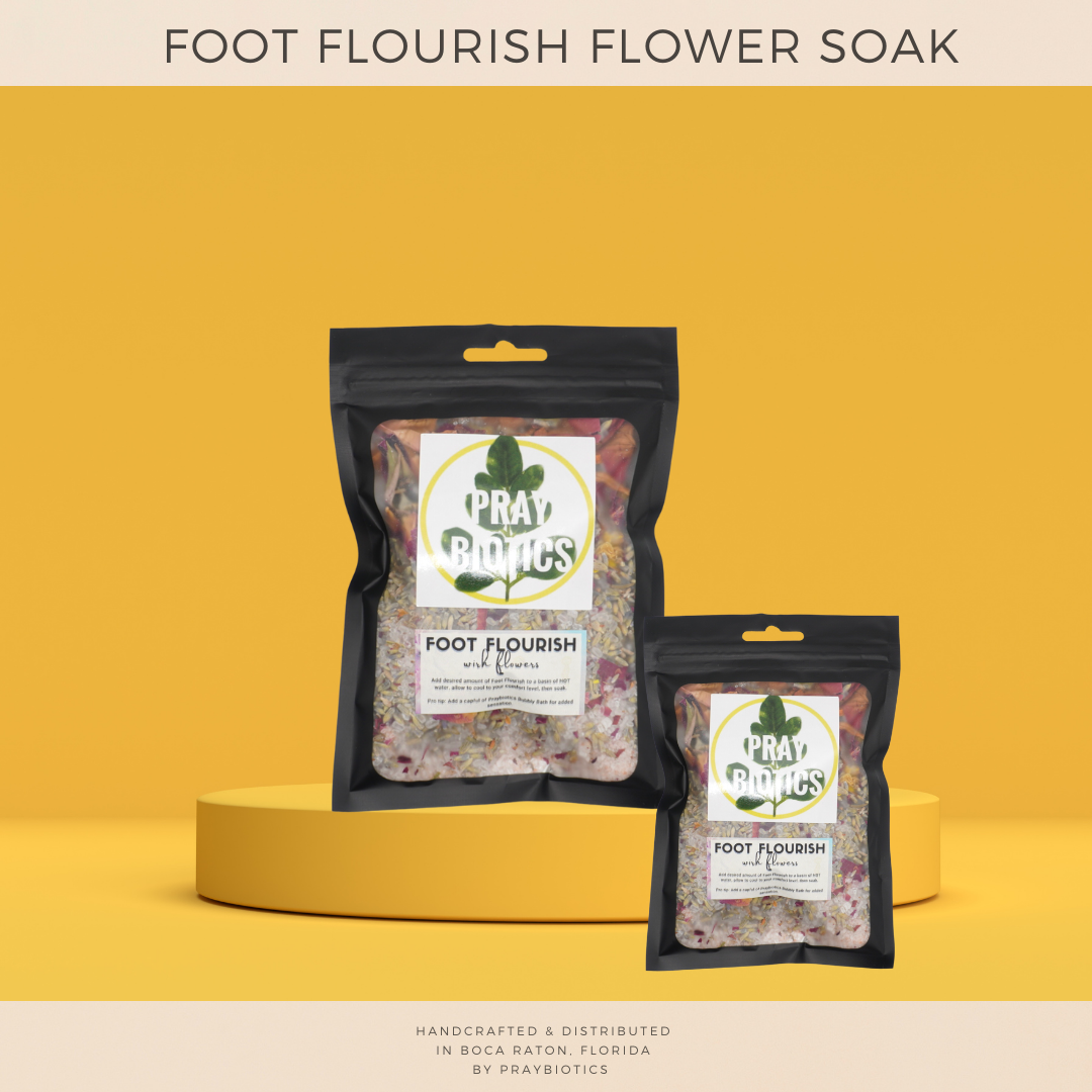 Foot Flourish Bath Soak with Pedicure Kit