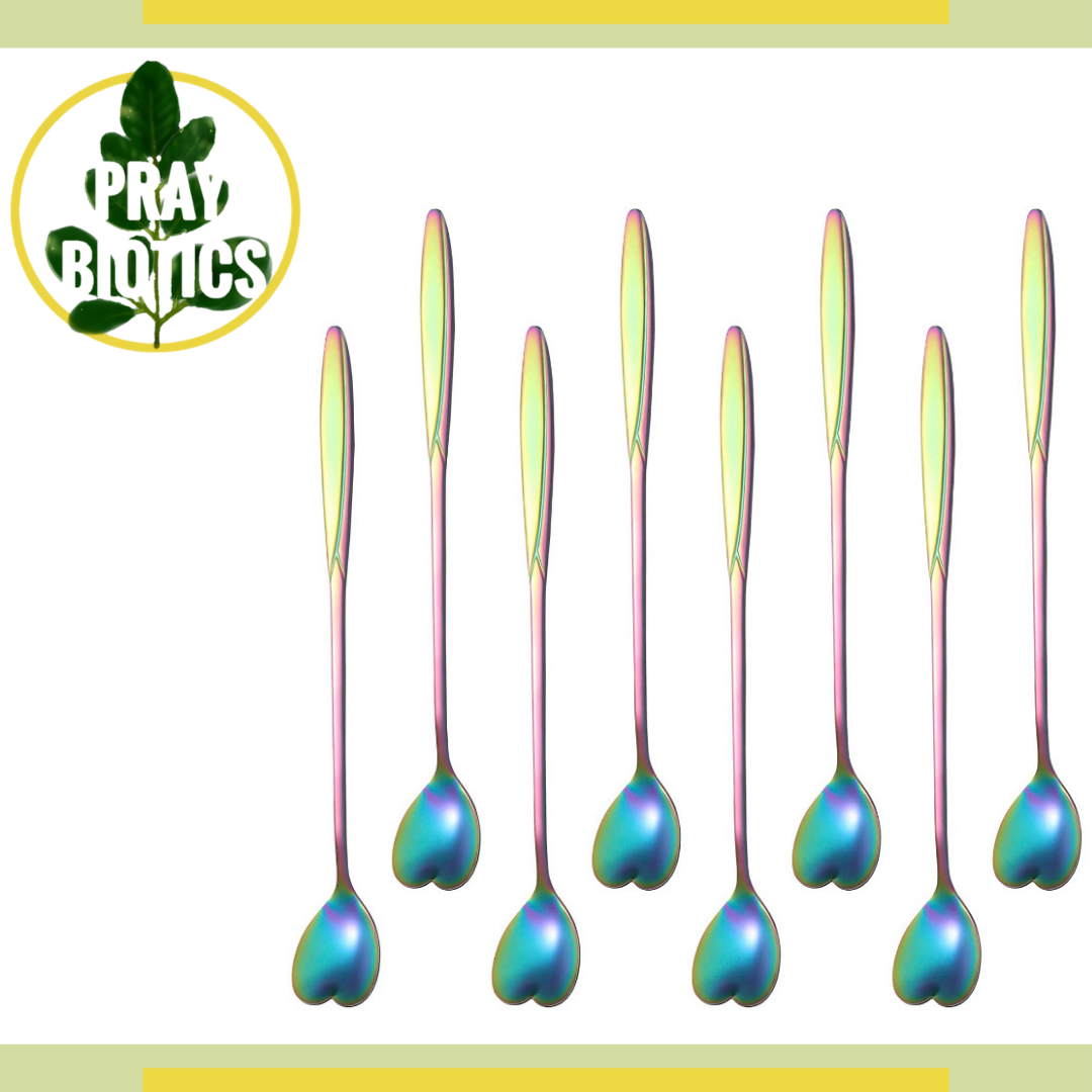 Heart Shaped Stainless Steel Stirring Spoons